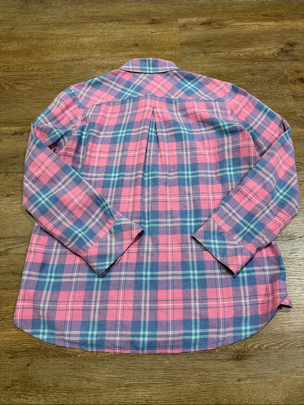 Vineyard Vines Pacific Plaid Chilmark Relaxed Button-Down Shirt - Picture 6 of 6